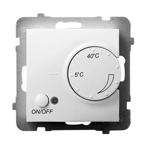 ARIA Regulator temperatury z czujnikiem; BIAŁY