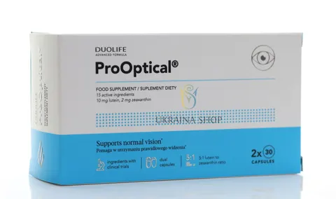 ProOptical Advanced Formula DuoLife, Wzrok, 60 kapsułek