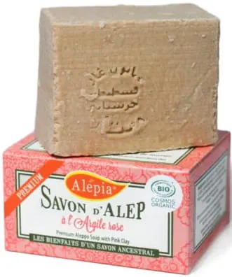 Naturalne Mydło z Różową Glinką, Alepia Premium, 125g