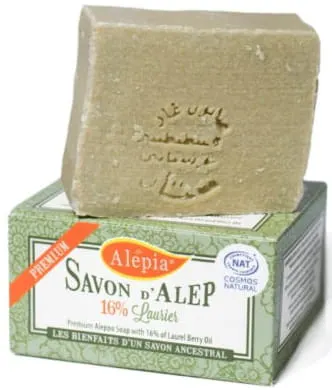 Mydło Alep Premium Laurowe 16%, Alepia, 125g