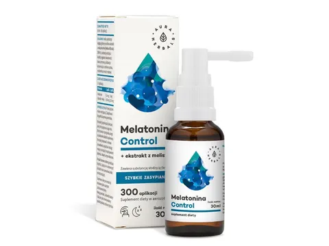 Melatonina Control + Melisa ekstrakt, Aerozol, Aura Herbals, 30ml