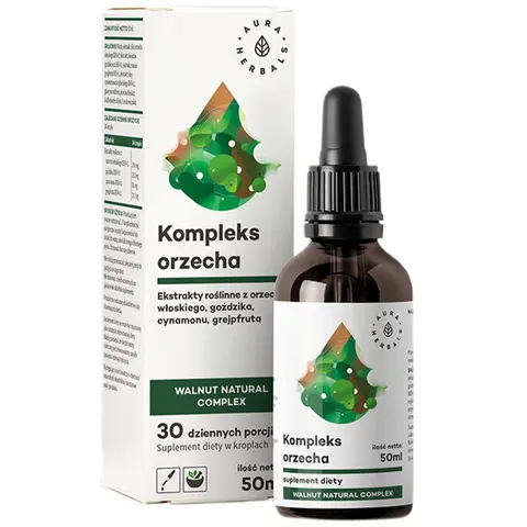 Orzech Kompleks, Wormwood Natural Complex, Krople, Aura Herbals