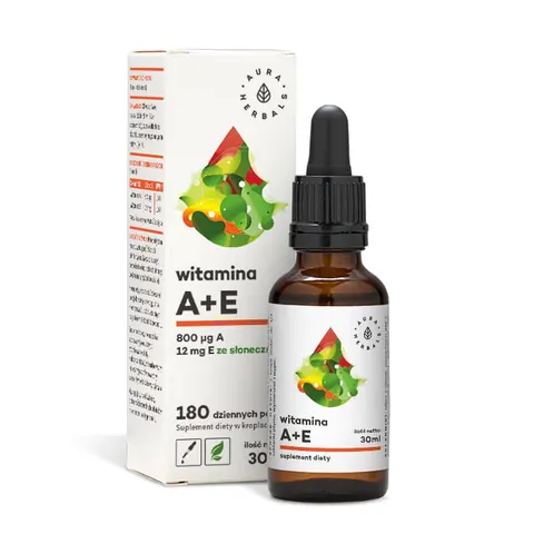 Witamina A+E 30ml krople Aura Herbals