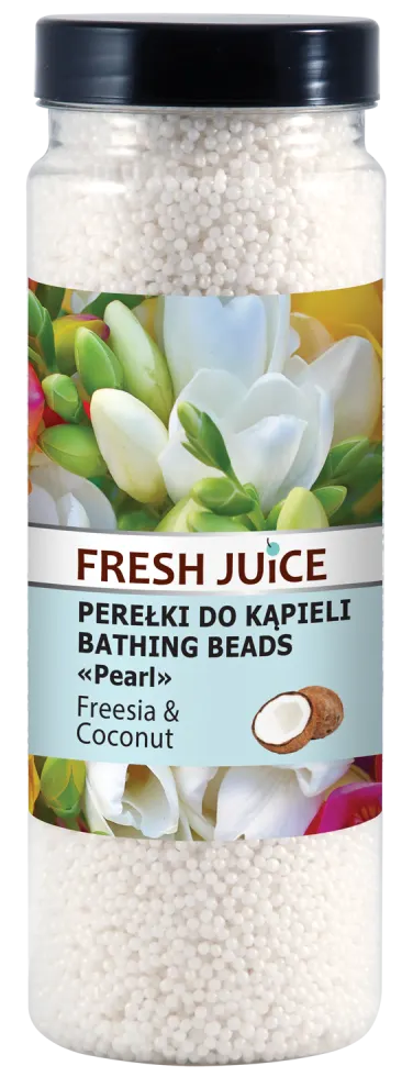 Perełki do Kąpieli Frezja i Kokos, Fresh Juice, 450g
