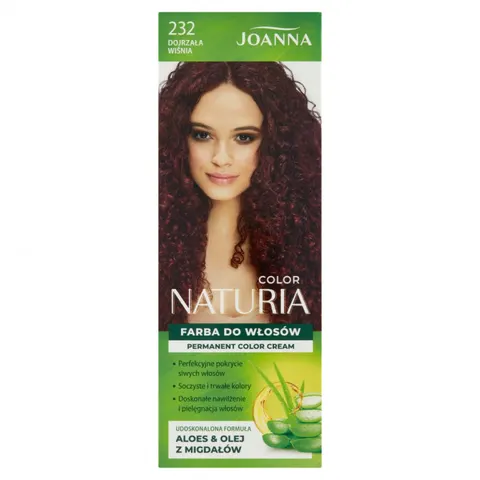 JOANNA NATURIA COLOR Farba do włosów 232 DOJRZAŁA WIŚNIA