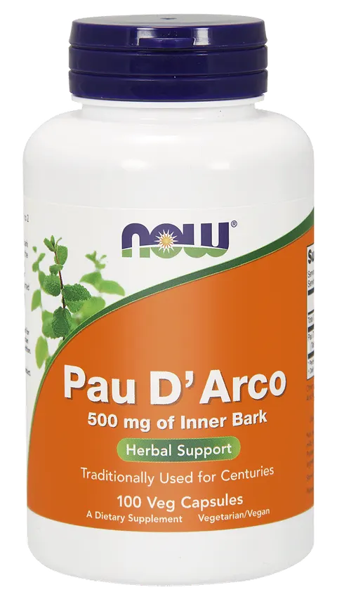 Pau D'arco 500 mg Now Foods, 100 kapsułek