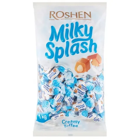 Cukierki ROSHEN 1,0kg MILKY SPLASH toffi