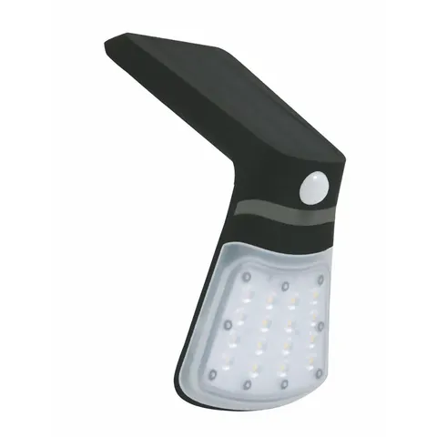 FOX SOLAR PIR 16LED B NW 48/240lm - Kinkiet LED elewacyjny SOLAR