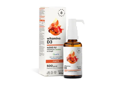 AURA HERBALS Witamina D3 4000 IU w oleju MCT 50 ml