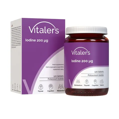 Jod 200 mcg, Vitaler's, 120 tabletek