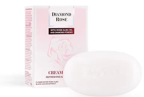 Mydło Kremowe Odświeżające, Diamond Rose, 100g