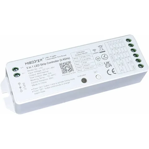 LED CONTROLLER 5in1 MONO/RGB/RGBW/CCT (FUT-LS2) - Sterownik LED