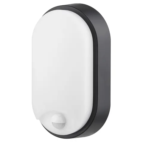 DITA OVAL B 12W PIR CCT 1350/1700lm - Plafon LED z czujnikiem ruchu PIR