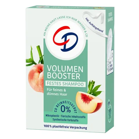 Szampon zwiększający objętość w kostce Brzoskwinia, CD, 75g