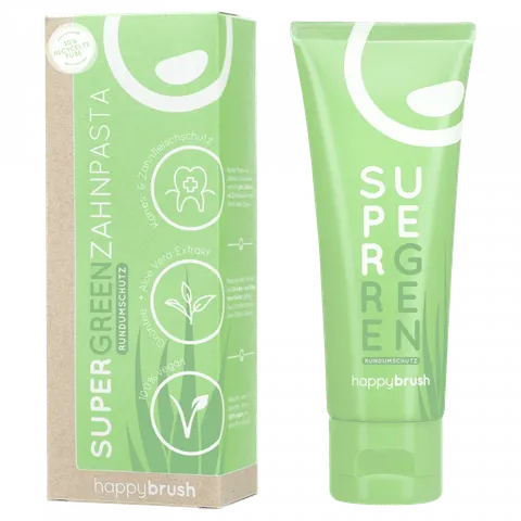 Wegańska Pasta do Zębów Super Green, happybrush, 75ml