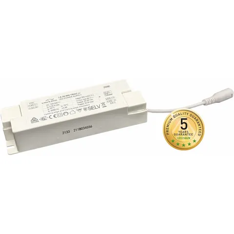 DRIVER TRIAC 30W 600mA [2/2] - Zasilacz LED [komponent oprawy oświetl.]