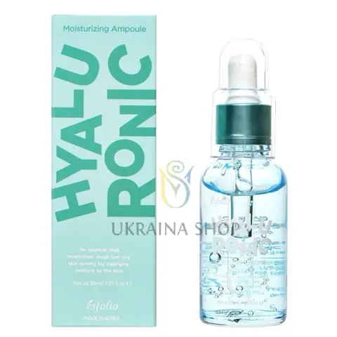 Nawilżająca ampułka do twarzy, Esfolio Hyaluronic Acid Moisturizing Ampoule, 30ml