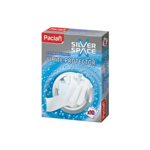 PACLAN Chusteczki do prania wyłapujące kolor WHITE, 10 szt