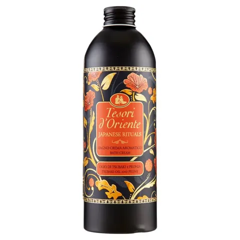 Płyn do kąpieli Tesori d'Oriente - Olej Tsubaki i Piwonia (500 ml)