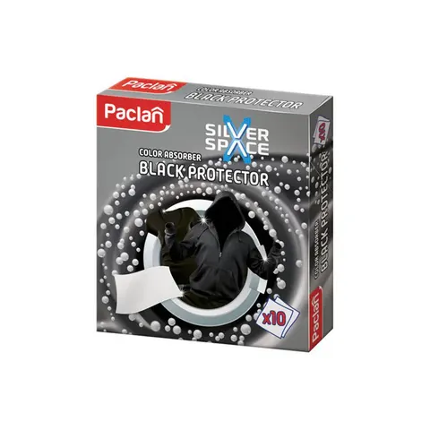 PACLAN Chusteczki do prania wyłapujące kolor BLACK, 10 szt