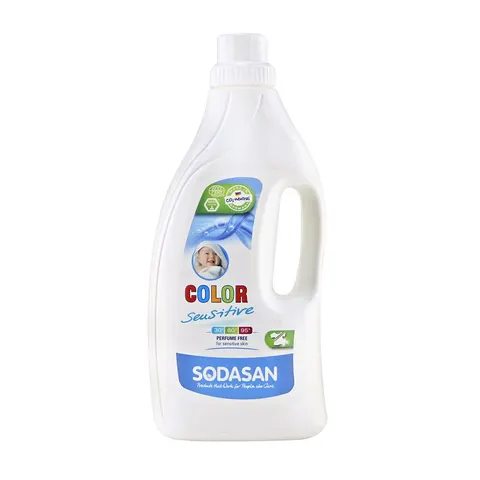 Ekologiczny płyn do prania do skóry wrażliwej COLOR SENSITIVE, Sodasan, 1500ml