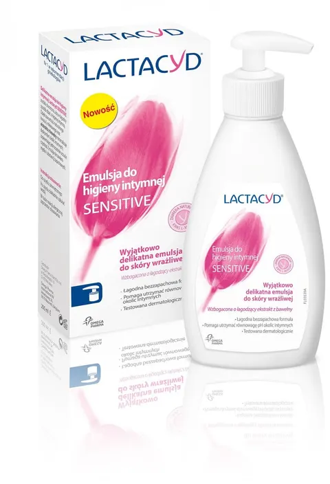 LACTACYD EMULSJA DO HIGIENY INTYMNEJ DOZOWNIK 200ML SENSITIVE