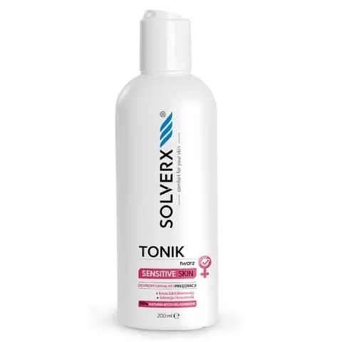 SOLVERX Sensitive Skin Tonik do twarzy do cery wrażliwej 200ml