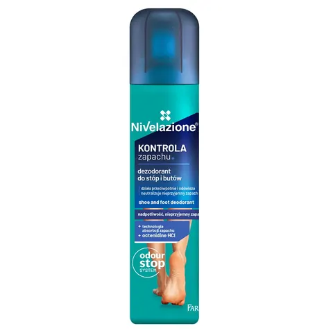 NIVELAZIONE DEZODORANT DO STÓP I BUTÓW 180ML KONTROLA ZAPACHU