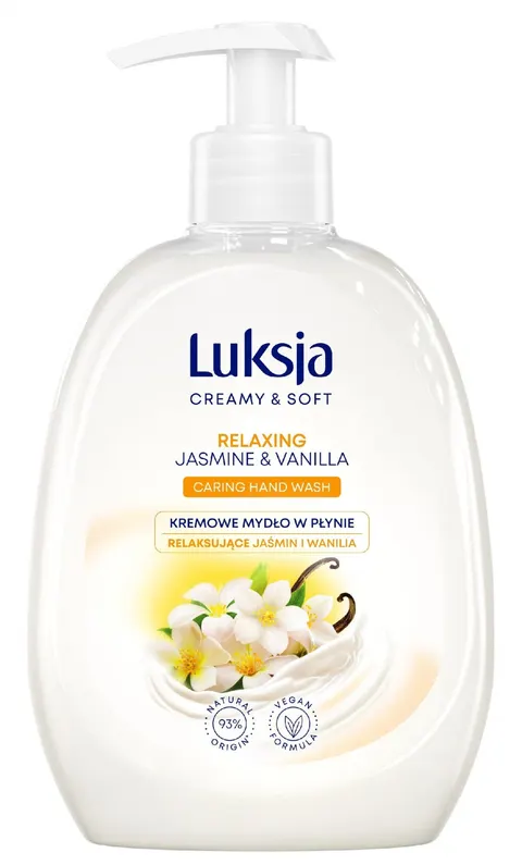 Mydło kremowe w płynie Jaśmin i Wanilia 500ml Luksja Creamy&Soft