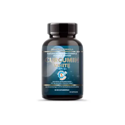 Kurkumina Curcumin White, Intenson, 60 kapsułek