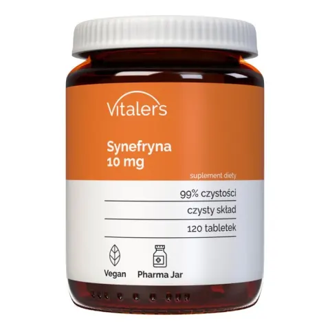Synefryna 10 mg Spalacz Tłuszczu, Vitaler's, 120 tabletek