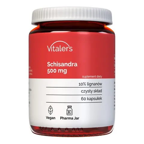 Schisandra (Cytryniec chiński) 500 mg, Vitaler's, 60 kapsułek