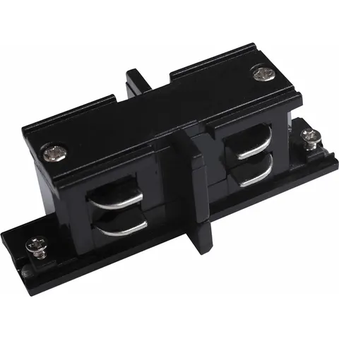 TRACK SHORT CONNECTOR 4W BLACK - Łącznik szynoprzewodu
