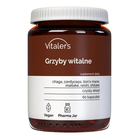 Grzyby witalne, Vitaler's, 60 kapsułek