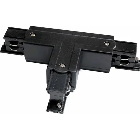 TRACK T CONNECTOR T-L1 4W BLACK - Łącznik szynoprzewodu