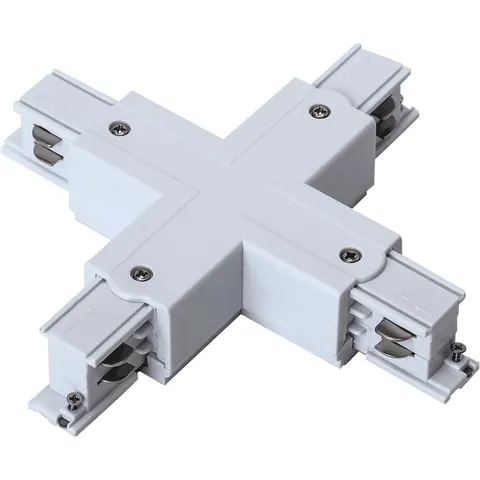 TRACK X CONNECTOR 4W WHITE - Łącznik szynoprzewodu