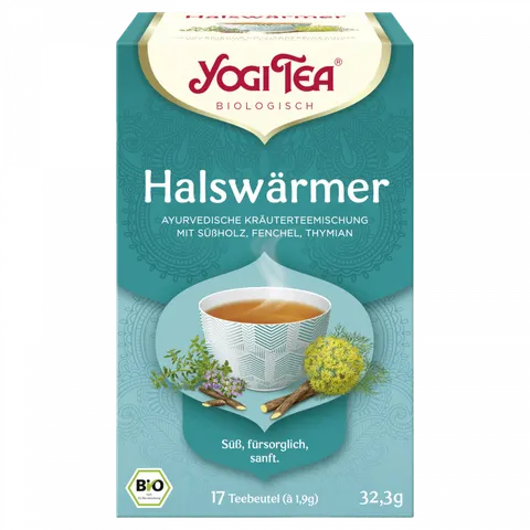 Herbata na podrażnione gardło, Yogi Tea, 17 torebek