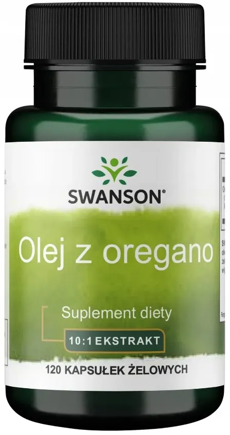 Olej z oregano, Swanson, 120 kapsułek
