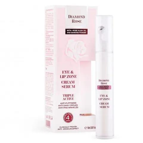 Aktywne Różane Serum do Oczu i Ust, DIAMOND ROSE, 15ml