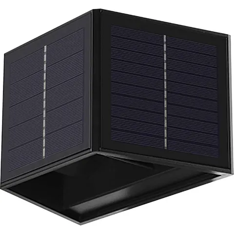 CUBUS SOLAR 2COB NW 50lm - Kinkiet LED elewacyjny SOLAR