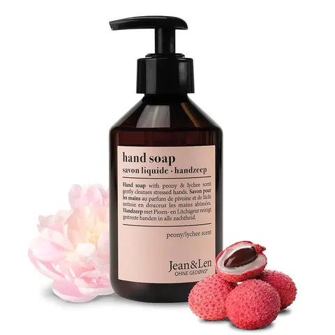 Aromatyczne Mydło w płynie Piwonia Liczi, Jean&Len, 250ml
