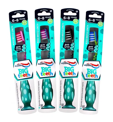 AQUAFRESH SZCZOTECZKA DO ZĘBÓW KIDS 6+ BIG TEETH