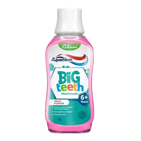 AQUAFRESH PŁYN DO PŁUKANIA UST 300ML BIG TEETH OWOCOWY