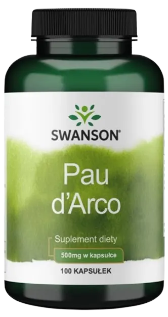 Full Spectrum Pau d'Arco 500mg, Swanson, 100 kapsułek