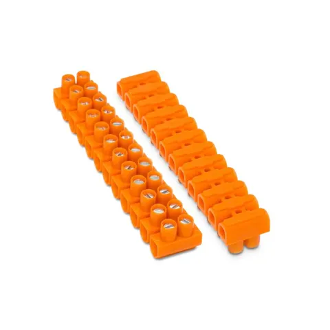 Listwa zaciskowa 6mm2 ,12-torowa 250V termoplastyczna, pomarańczowy, LZ-12X6; W-97752, PLASTROL