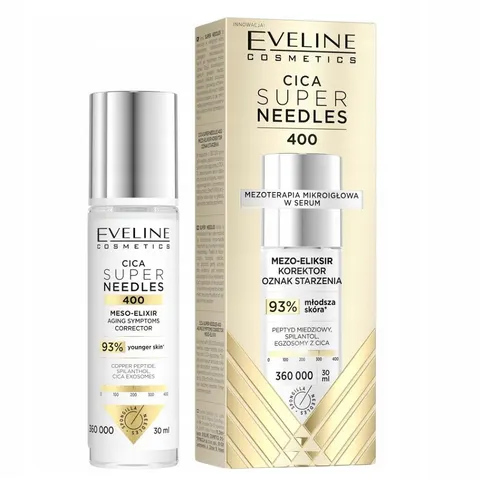 EVELINE Cica Super Needles 400 Mezo-eliksir korektor oznak starzenia 30 ml
