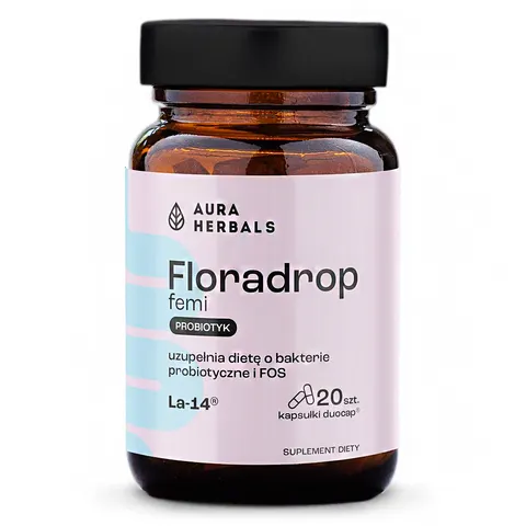 Aura Herbals - Floradrop Femi - Probiotyk - kapsułki 20 szt.