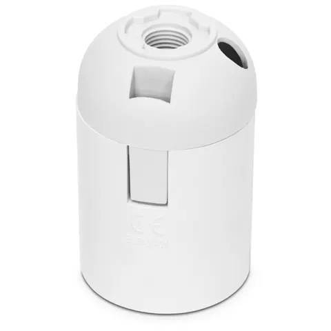 Oprawka E27 plastikowa; OE-27, biały; W-97660, PLASTROL