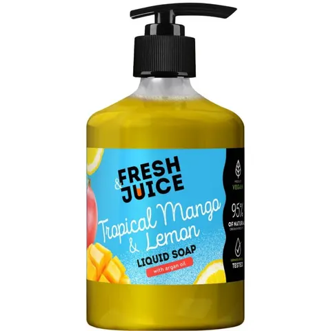 FRESH JUICE Mydło w płynie Tropikalne Mango i Cytryna 460 ml