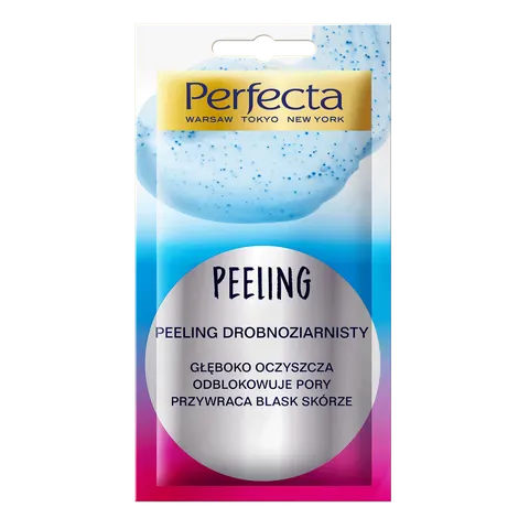 PERFECTA Peeling drobnoziarnisty do twarzy 8 ml